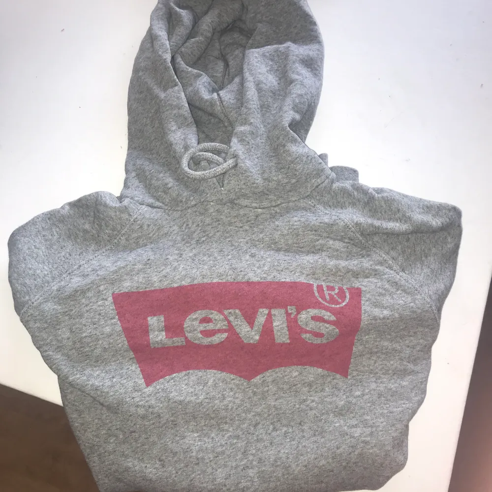Fin Levi’s hoodie, mycket fint skick. Storlek xs men väldigt oversized. . Hoodies.