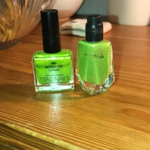 nagellack  - använda oftast, locken på den ena gick av men det går bra utan den också, 10 kr per st 