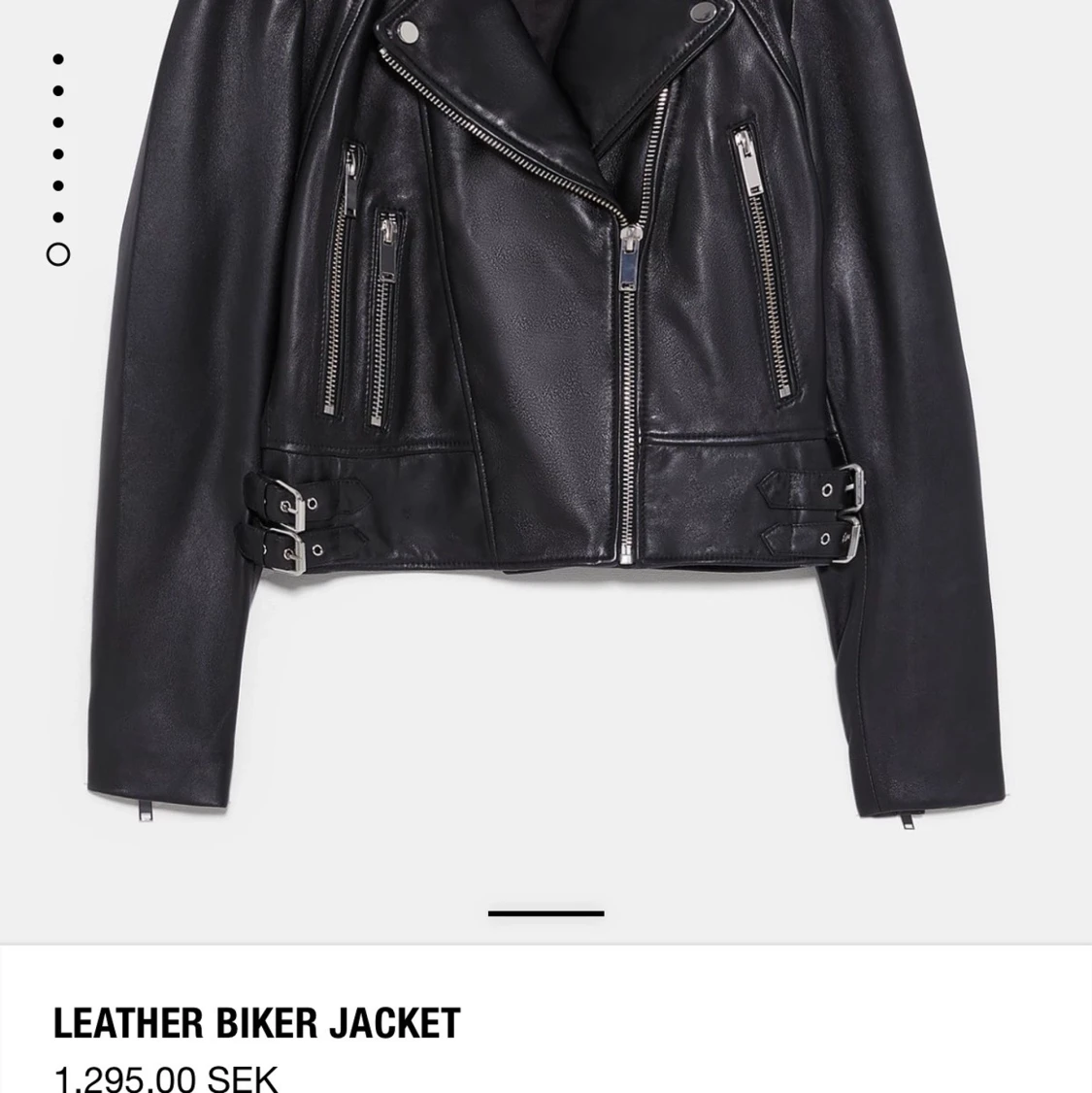 Zara leather jacket  - 90