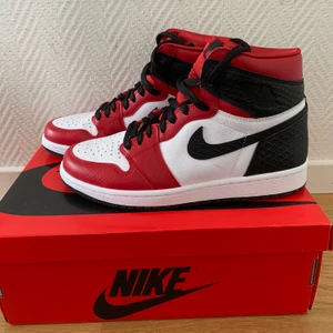 Nike Jordan 1 - Säljer mina Jordan 1 retro high satin snake. Var en av de lyckligt lottade som fick de på dragningen i SNKRS. De är i strl 40 men passar även mig som är en 39. Aldrig använda🤍