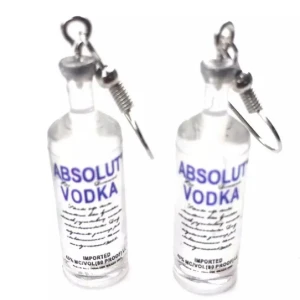 Vodka örhängen  - BUDA FRÅN 50kr i kommentarerna (budet måste öka med 10kr) 🥰 OANVÄNDA (bud på 150kr!!)