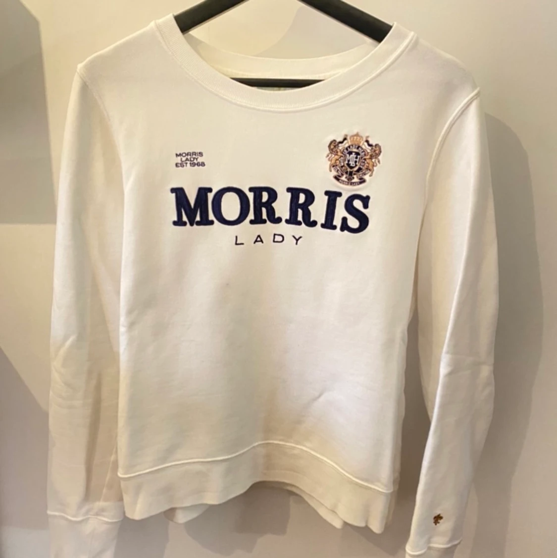 Morris sweatshirt vit ”Marais” strl S