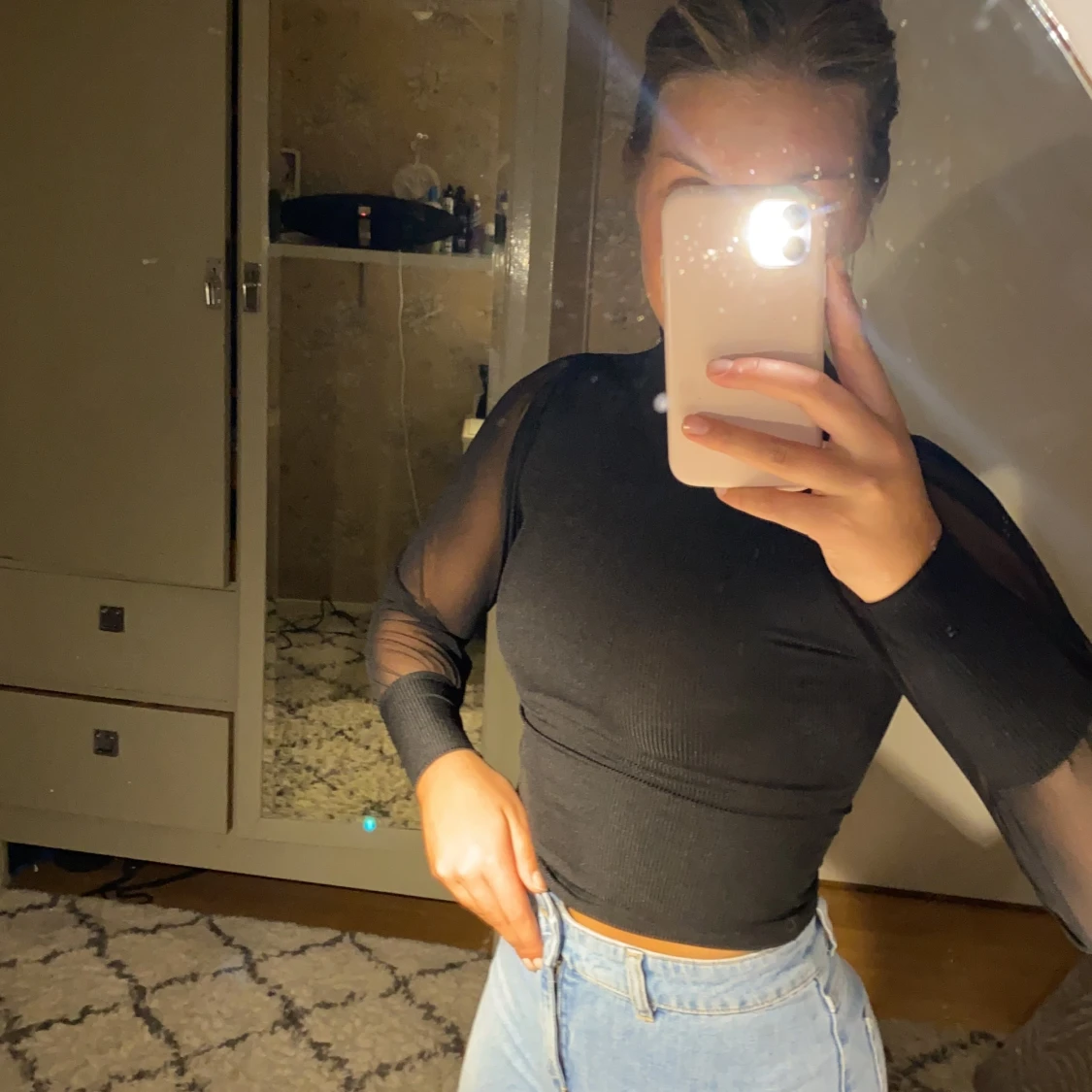 Mesh tröja boohoo - 90