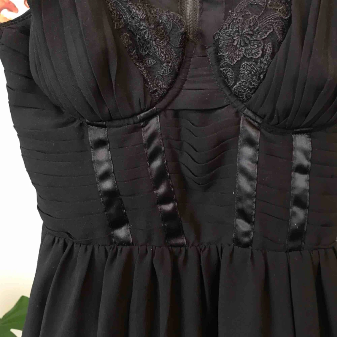 Svart babydoll klänning - 90