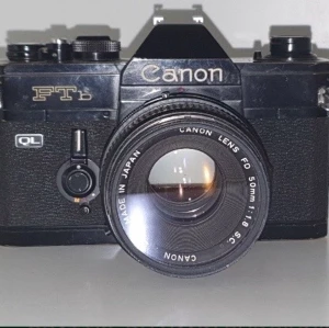 Vintage analog kamera - Canon FTb - Jättefin och älskad Canon som söker ny ägare! 