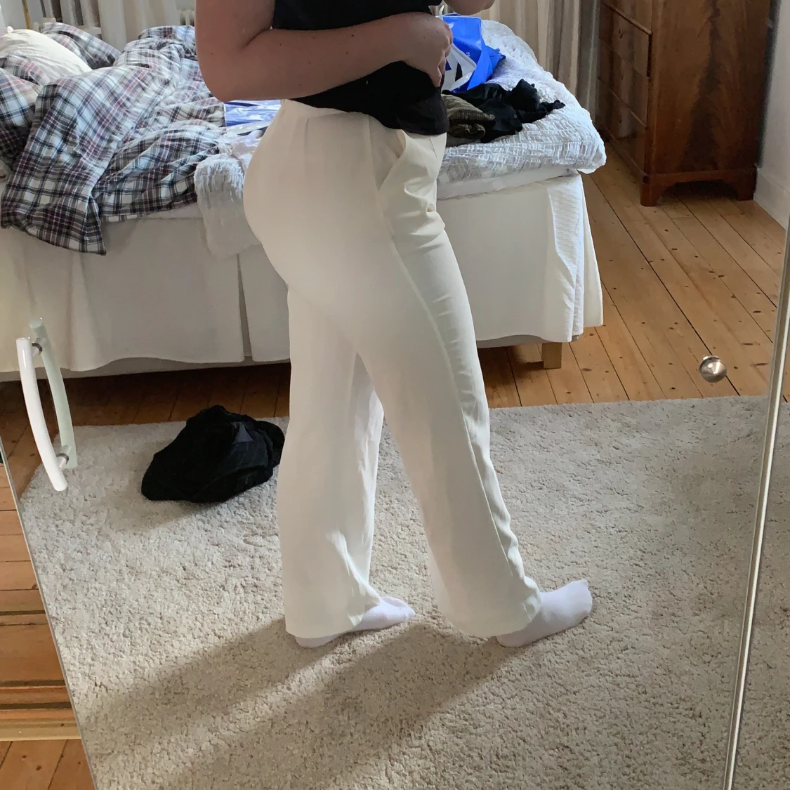 Vita kostymbyxor  - 91