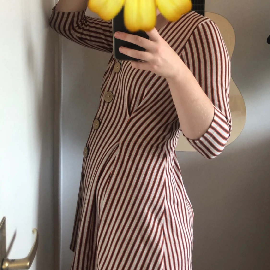 Söt randig klänning