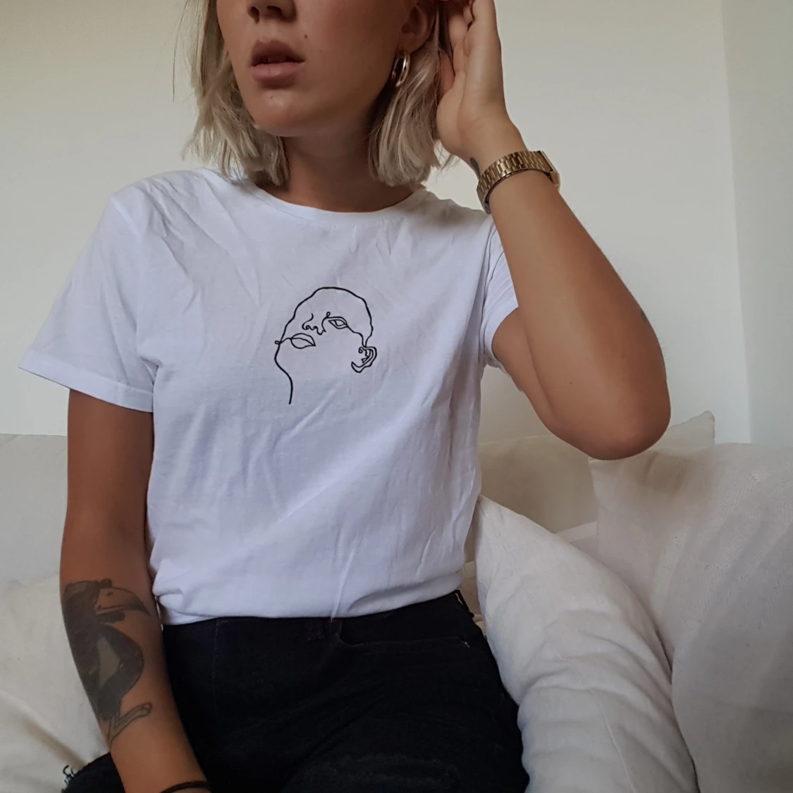 Handmade Face print - 90