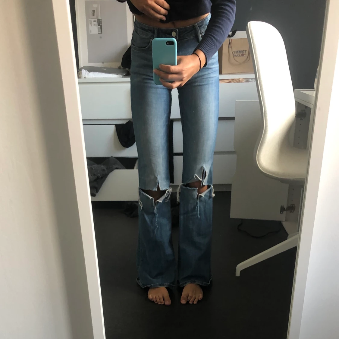 Bootcut jeans från crocker  - 90