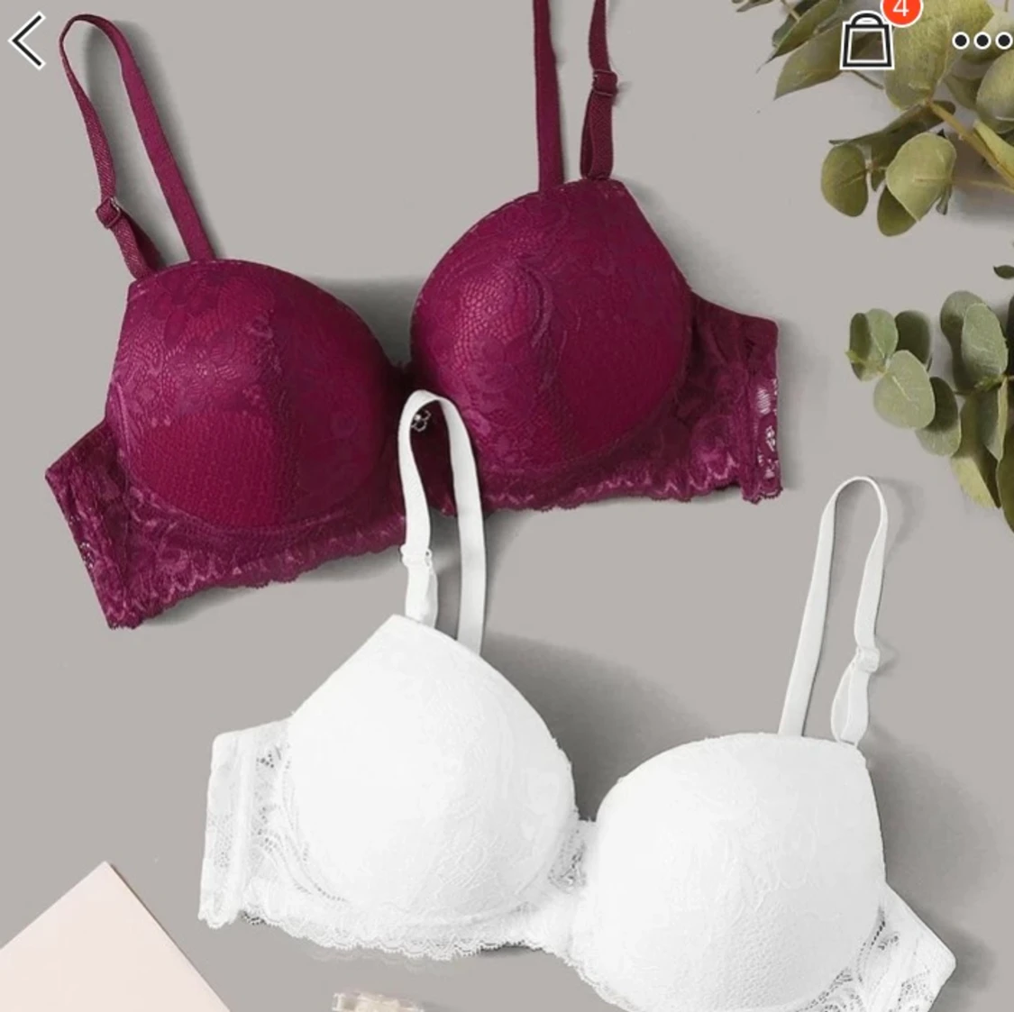 Fyra st BH:ar - 90