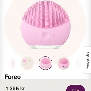 Laddningsbar Foreo i färgen pearl pink! Aldrig använd! All originalmaterial medföljer. 💛