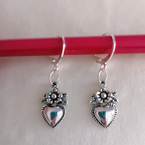 Örhängen hjärta  - Örhängen hjärta Beställning via DM Tar Swish och Paypal Postas genast och skickar video/bild bevis. Finns även på Instagram som @emilysmycken 