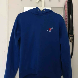  - Säljer en blå jättefin Hoodie i storlek s