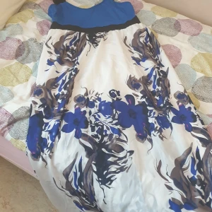 Blå sommar klänning  - Blå sommar klänning perfekt för picnics