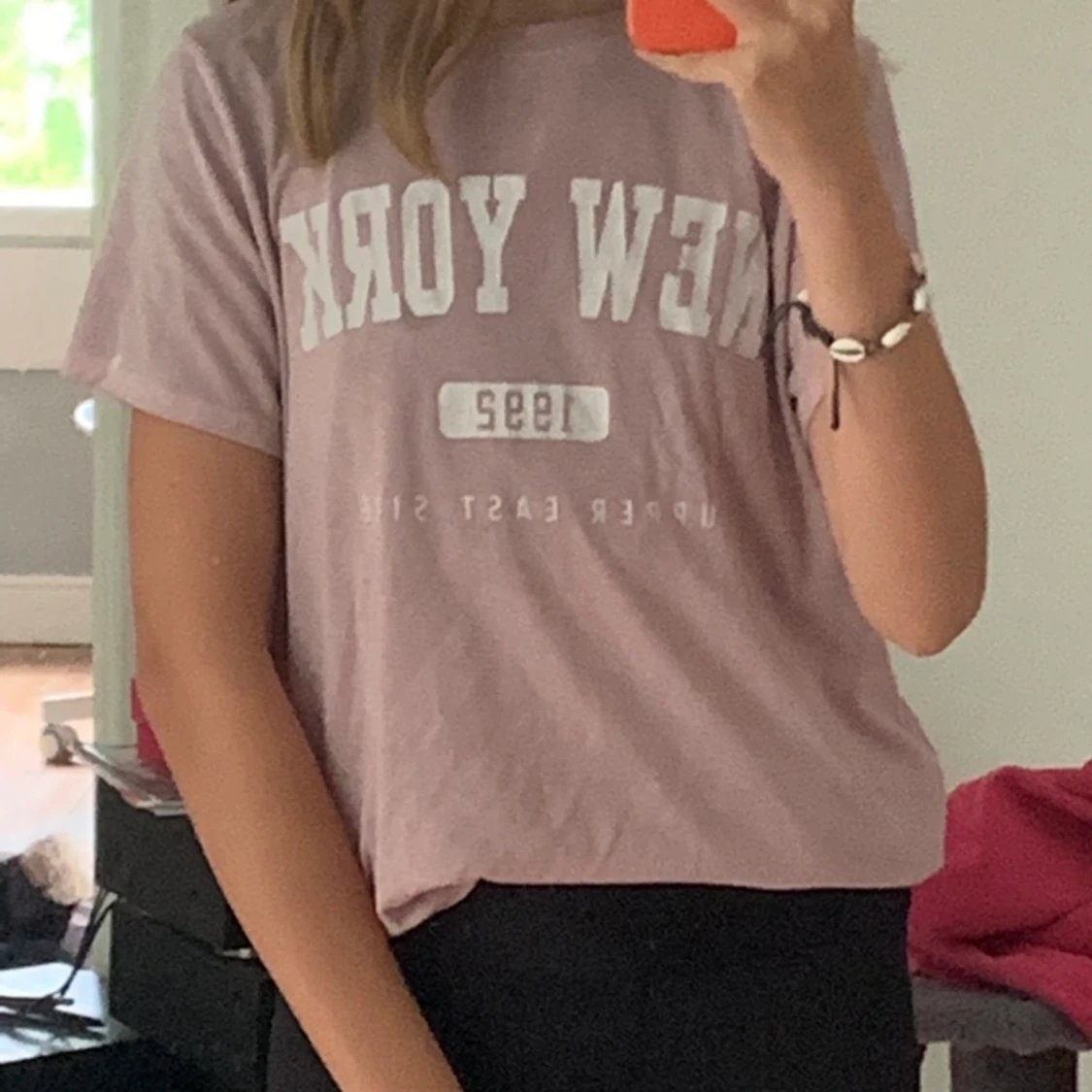 Rosa/Lila T-Shirt med tryck 💞 - 90