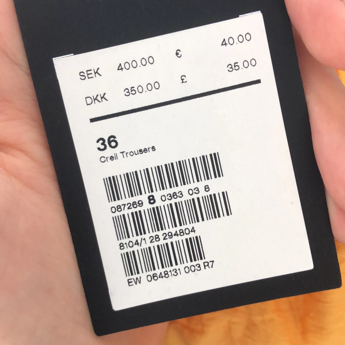 Gula byxor från Weekday - 91