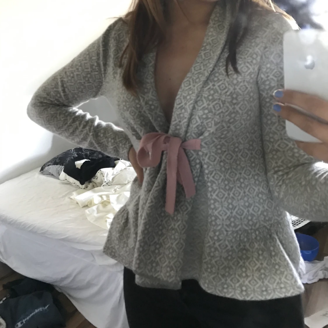 grå odd Molly kofta - 90