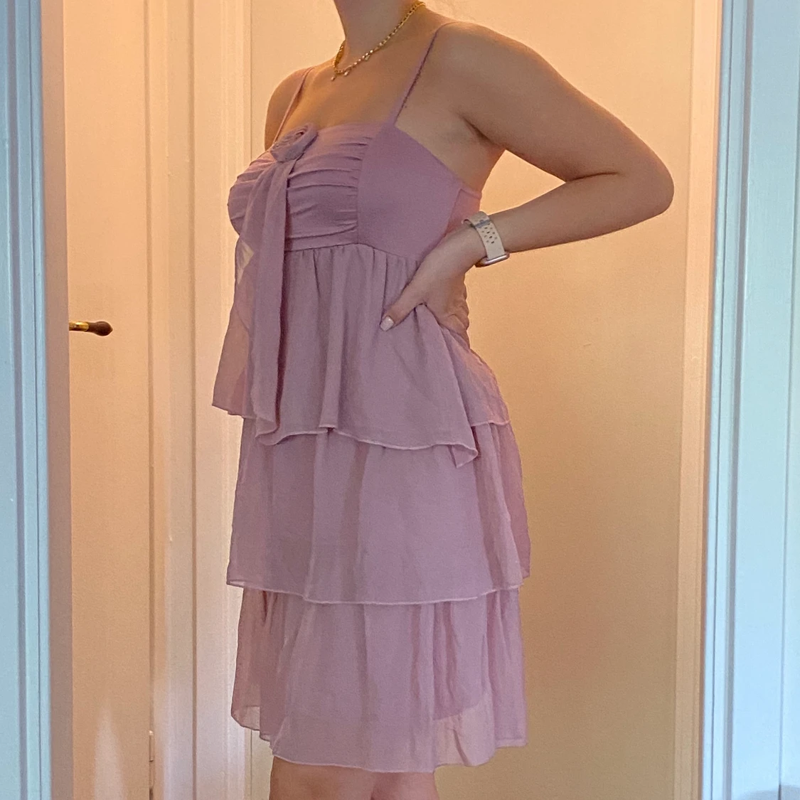 Söt lila klänning - 91