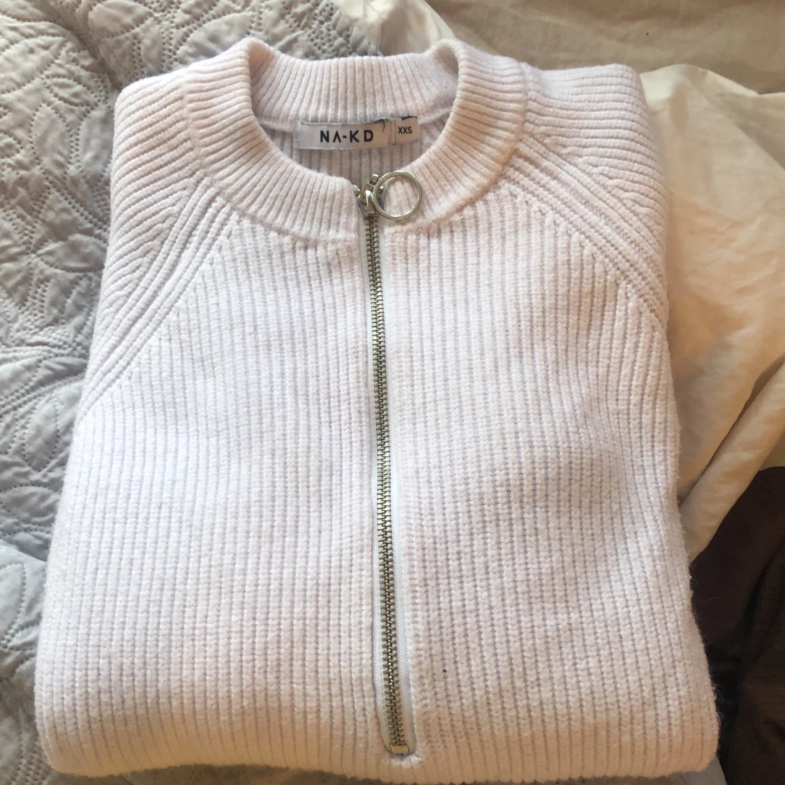 Vit sweater NAKD - 91