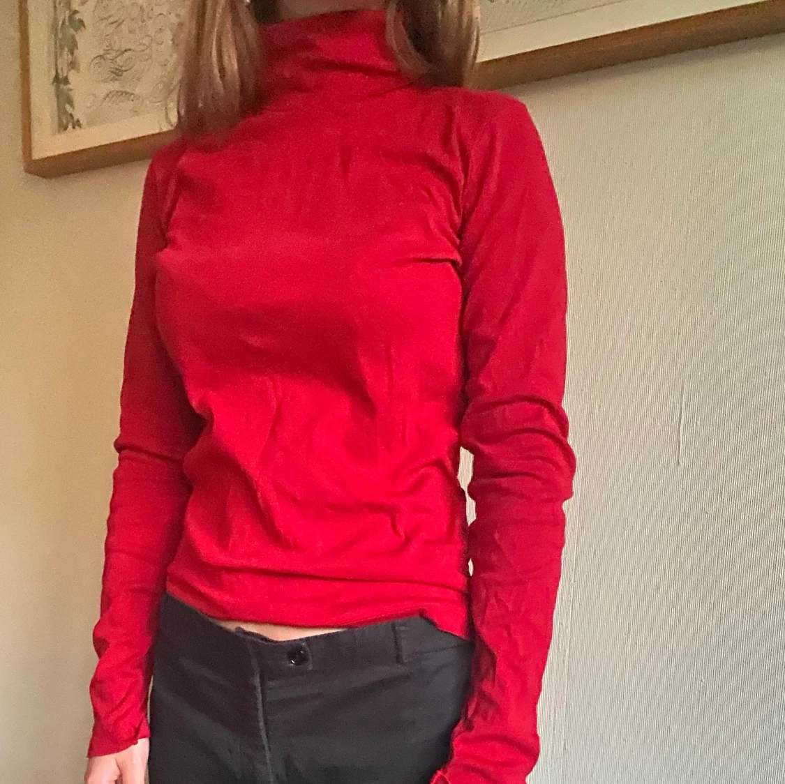 Röd polotröja  - 91