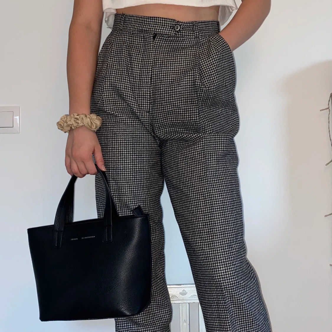 Dogtooth mönstrade byxor - 90