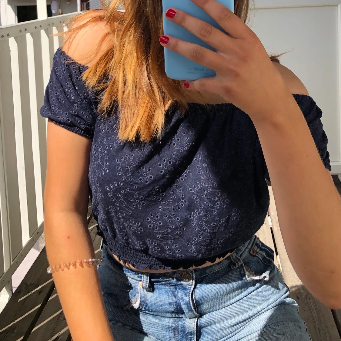 Hollister topp marin blå - 90