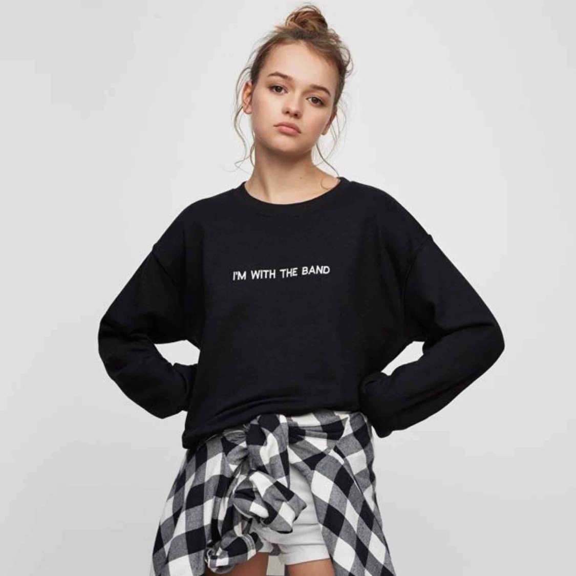 Sweatshirt med text  - 90