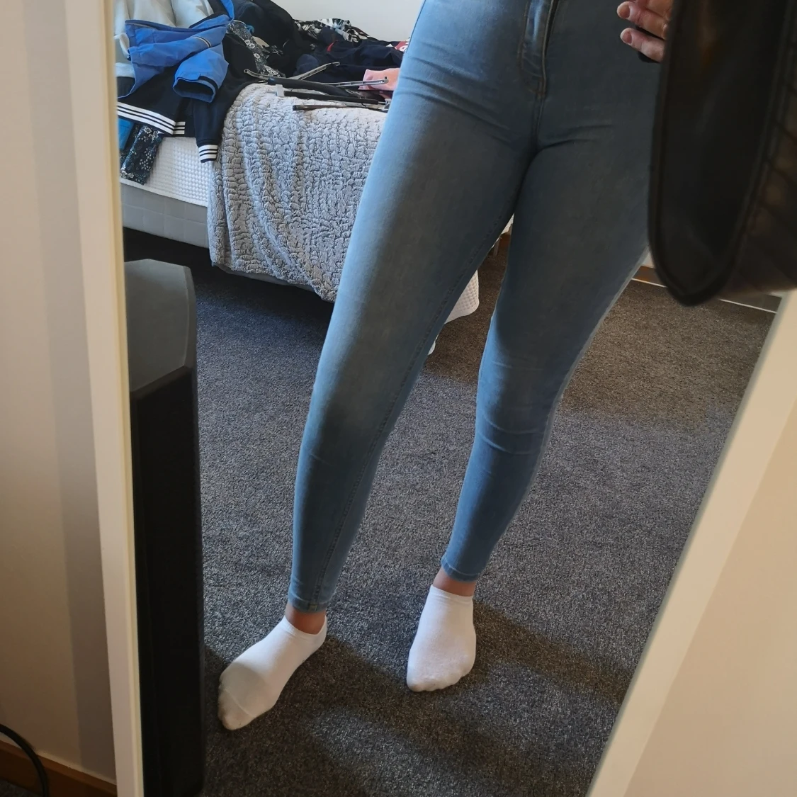 Ljusblå Gina tricot jeans