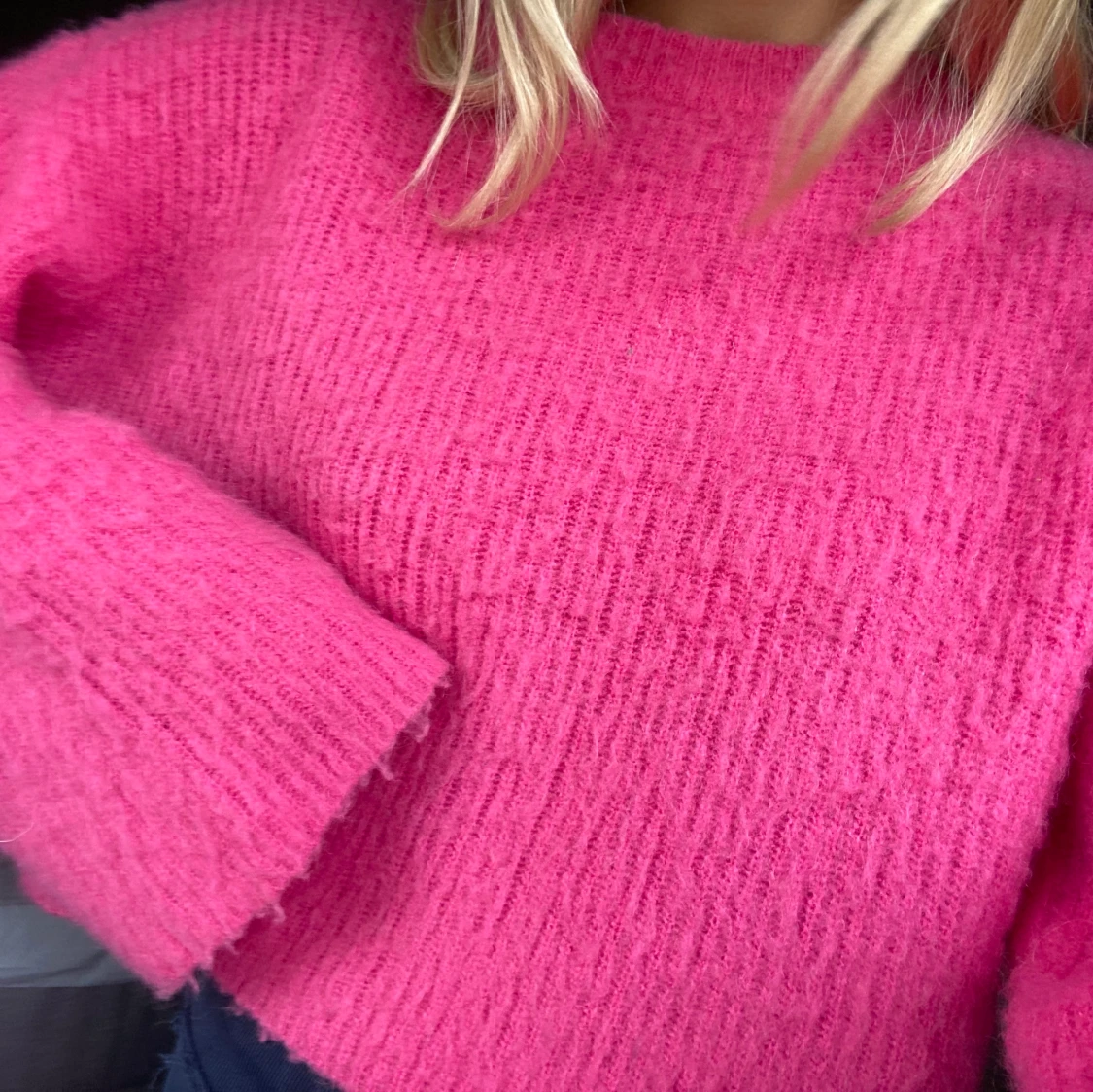 Stickad Rosa nakd tröja - 90