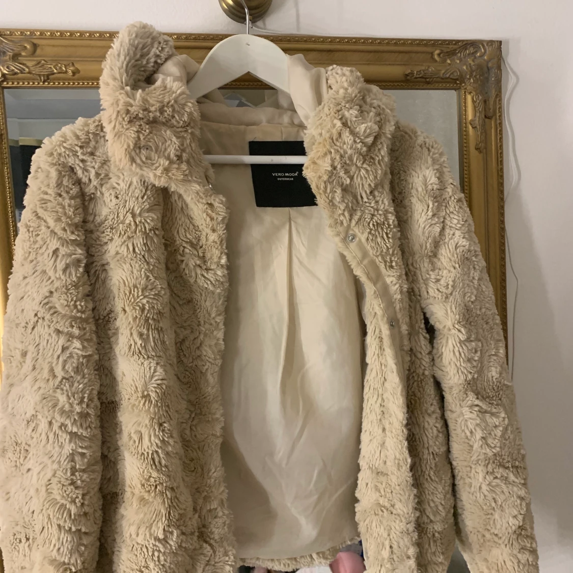 Fusk päls jacka-Vero Moda