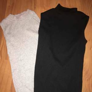 oanvända två kortärmade stickade tröjor med krage 50kr för båda plus frakt