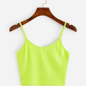  - Neon grön/gul crop top ✨