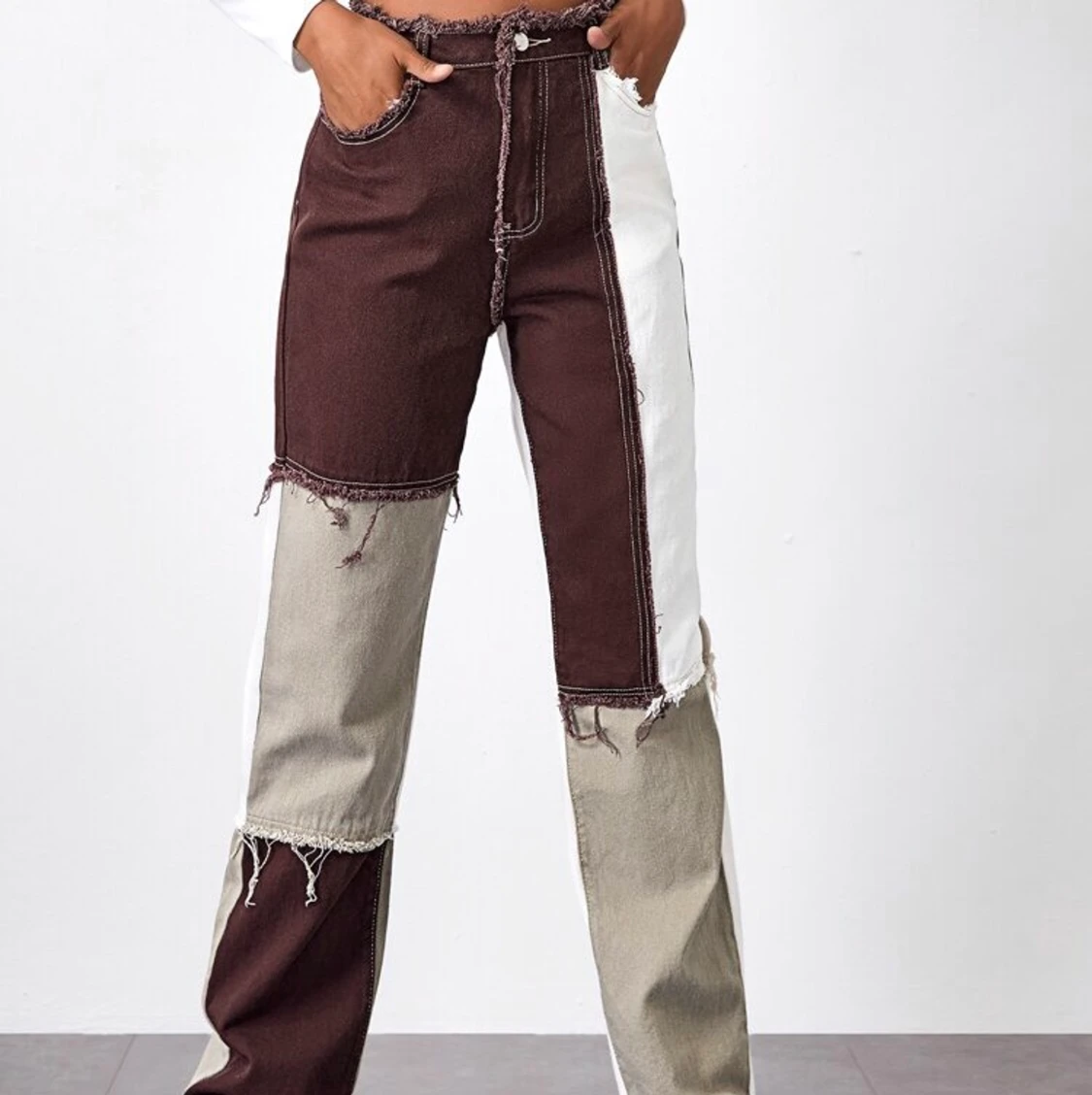 Bruna patchwork jeans