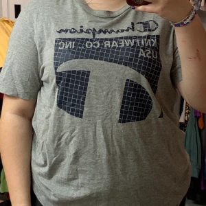 tröja - grå champion tshirt, använd fåtal gånger men i bra skick