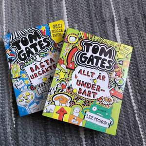 Säljer 2 stycken Tom Gates böcker, fint skick, pris går att diskutera