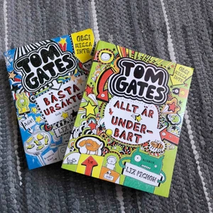  - Säljer 2 stycken Tom Gates böcker, fint skick, pris går att diskutera