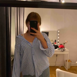  - Blå vit randig skjorta åter igen haha men den här är billigare då den är köpt på monki! kortare och är mer av en flanellskjorta, jätte skön i materialet och har endast använt den 1 gång! 