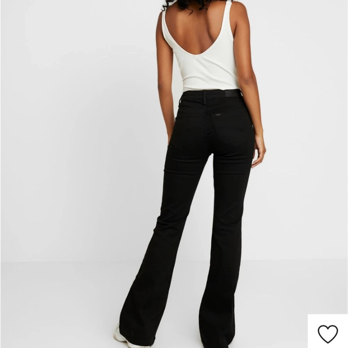 Svarta bootcut jeans från Lee - 90