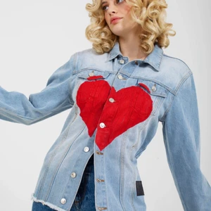 ♥️ Heart Jacket - ♥️ Heart Jacket ♥️ Hand Painted ♥️ ♻️ ♥️