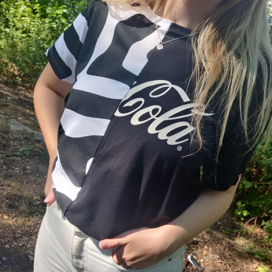 Black&White Split Tee #2