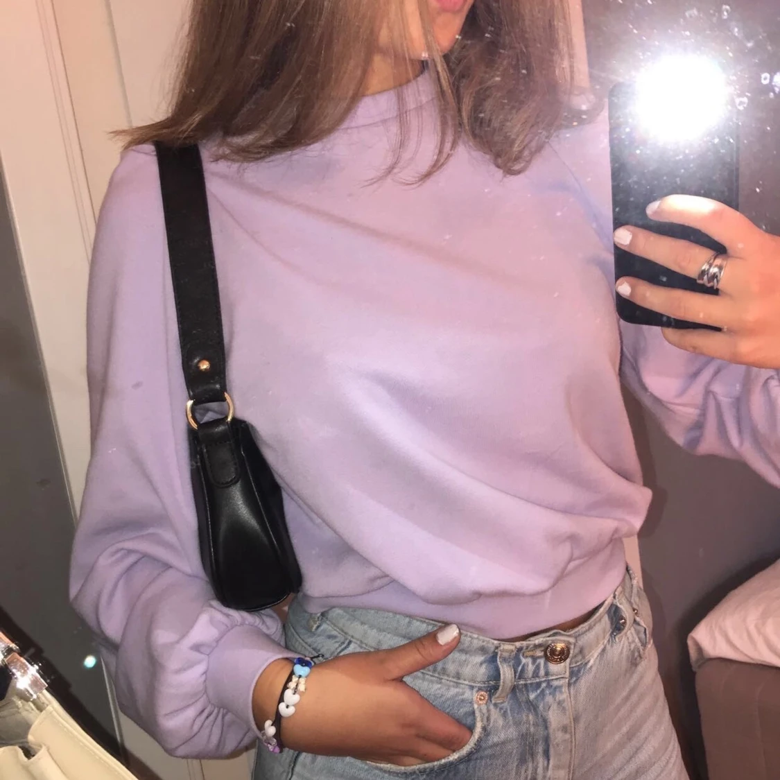 Lila tröja från Monki  - 90