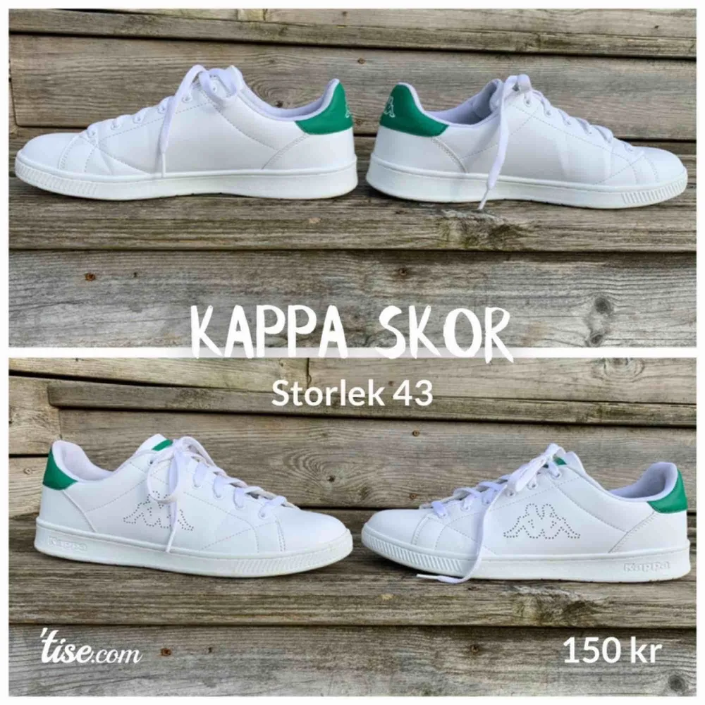 Skor från märket Kappa Storlek 43 🏃🏼  Bra skick - se bilder 📷   Skickar inom Sverige 🇸🇪  65kr 📦 . Skor.