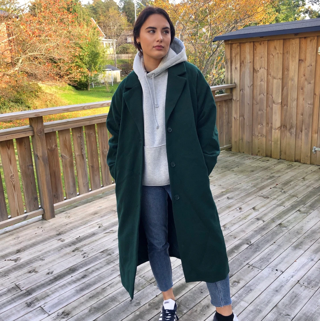 Oversized höst/vinterkappa 