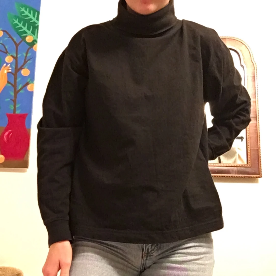 Svart polotröja!  - 91