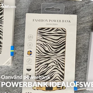 Powerbank ideal of Sweden  - Oanvänd powerbank med oöppnad förpackning. Nypris är 499kr. Säljer för 75kr