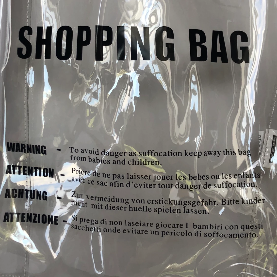 ✨Plastic shopping bag✨ - 90