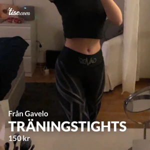 Gavelo träningstights  - Jätte fina tränightstights från Gavelo, i mycket fint skick! Strl S💞 150kr