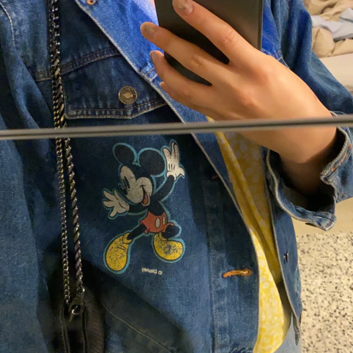 Jeansjacka med tryck  - 91