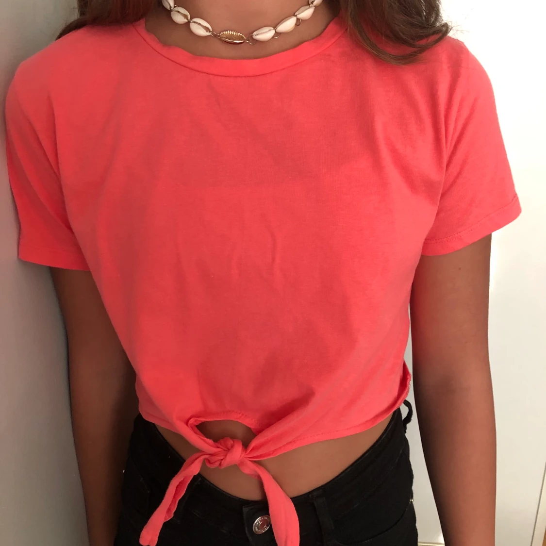 Superfin neonrosa topp💗