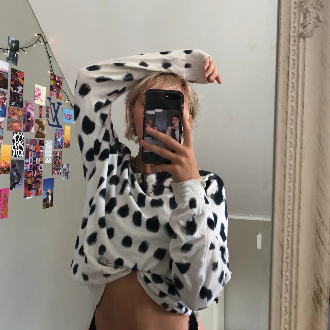 Svart och vit tröja - 90